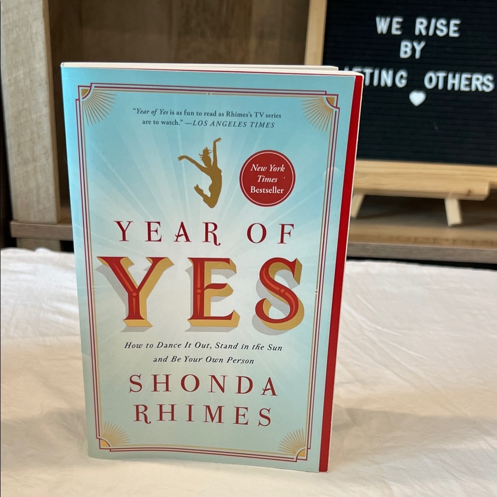 Year of Yes Hardcover Book - Picture 1 of 2